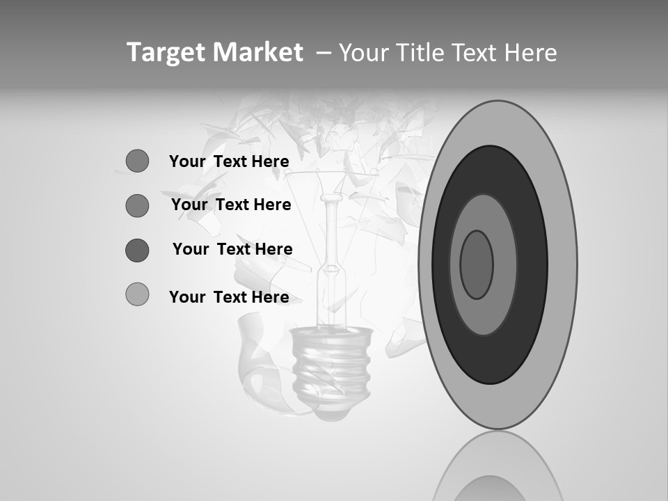 Symbol Wattage Glass PowerPoint Template