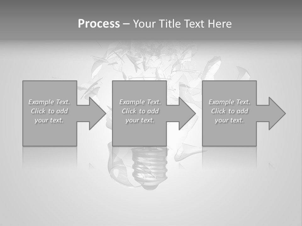 Symbol Wattage Glass PowerPoint Template