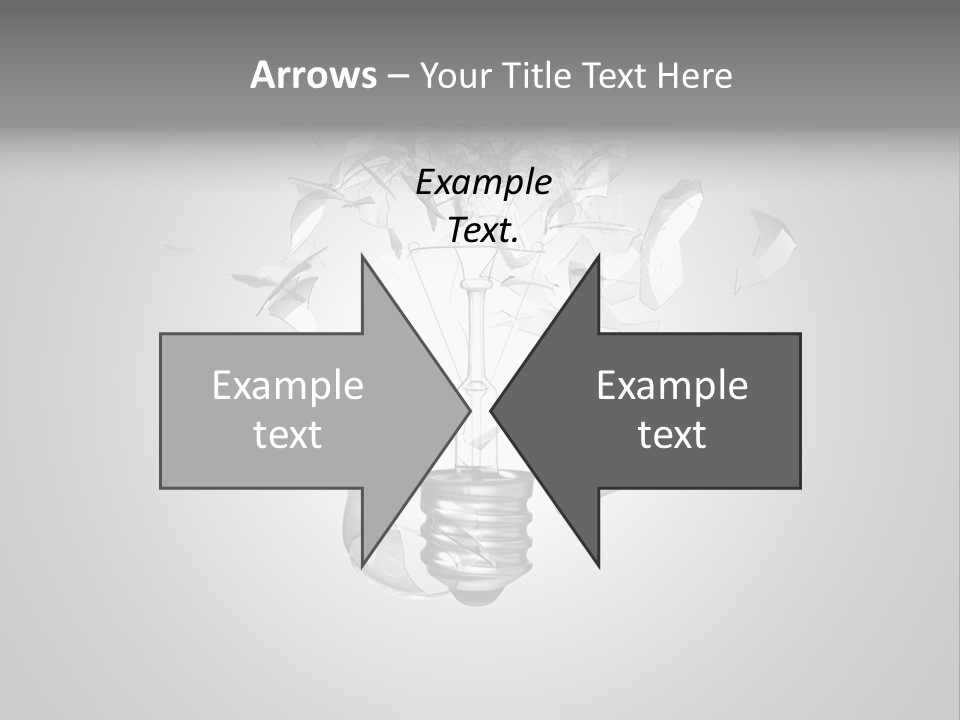 Symbol Wattage Glass PowerPoint Template