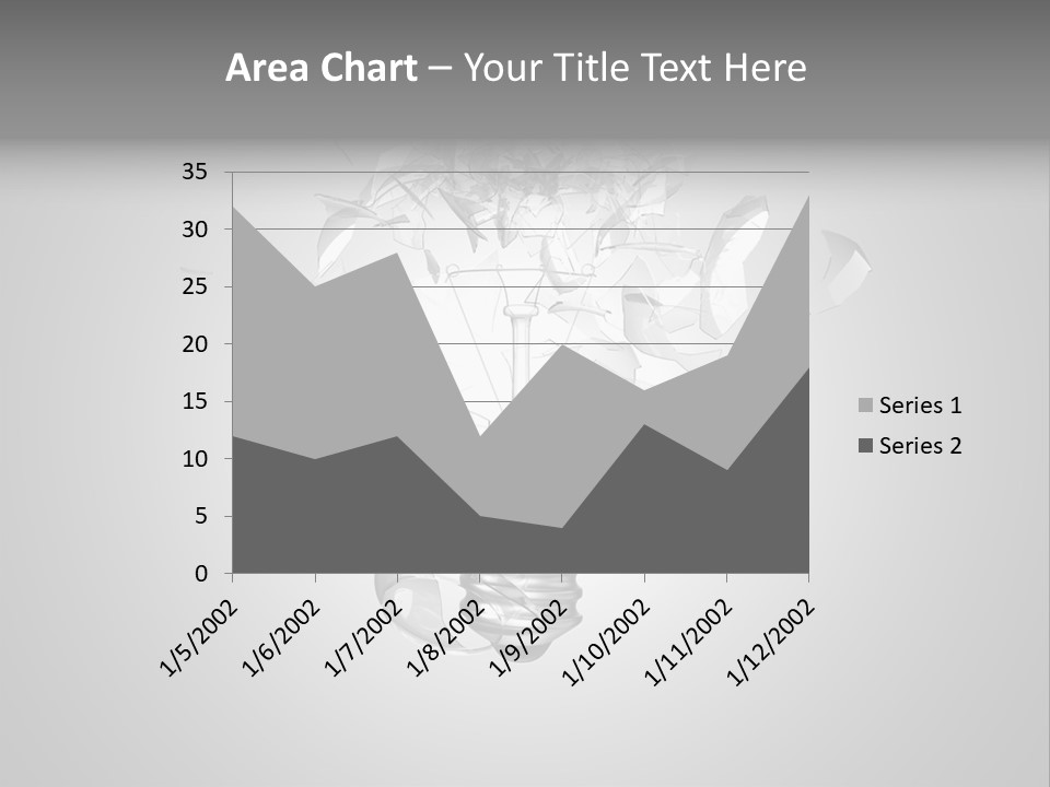 Symbol Wattage Glass PowerPoint Template