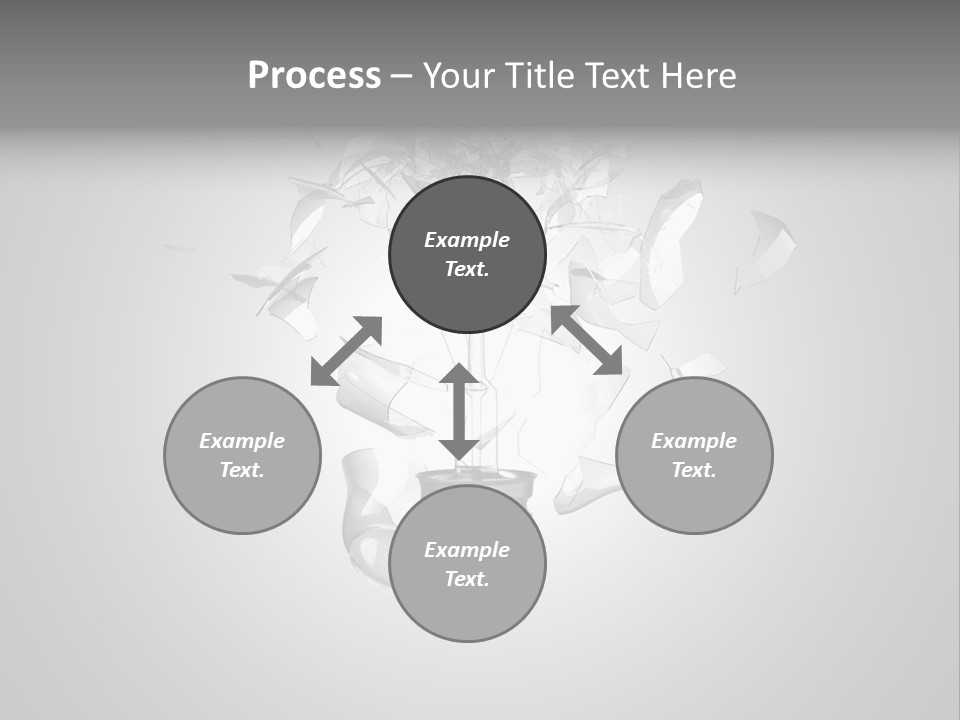 Symbol Wattage Glass PowerPoint Template