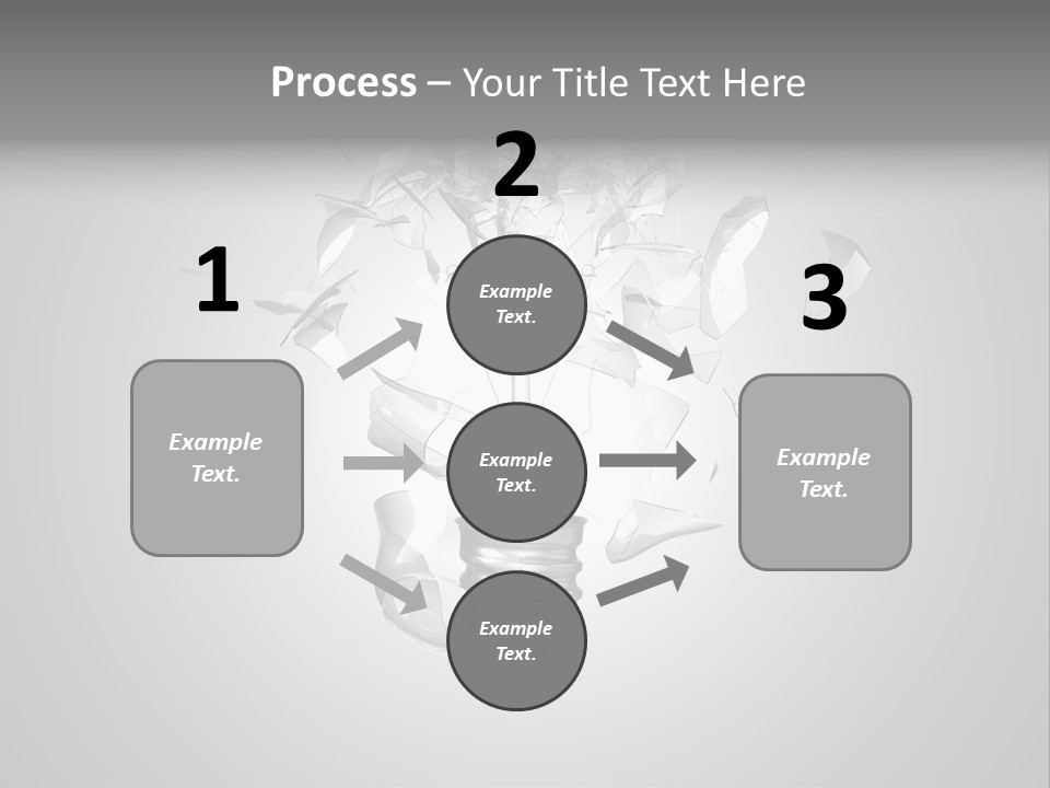 Symbol Wattage Glass PowerPoint Template