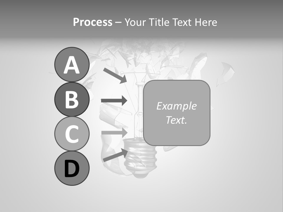 Symbol Wattage Glass PowerPoint Template