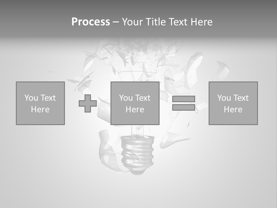 Symbol Wattage Glass PowerPoint Template