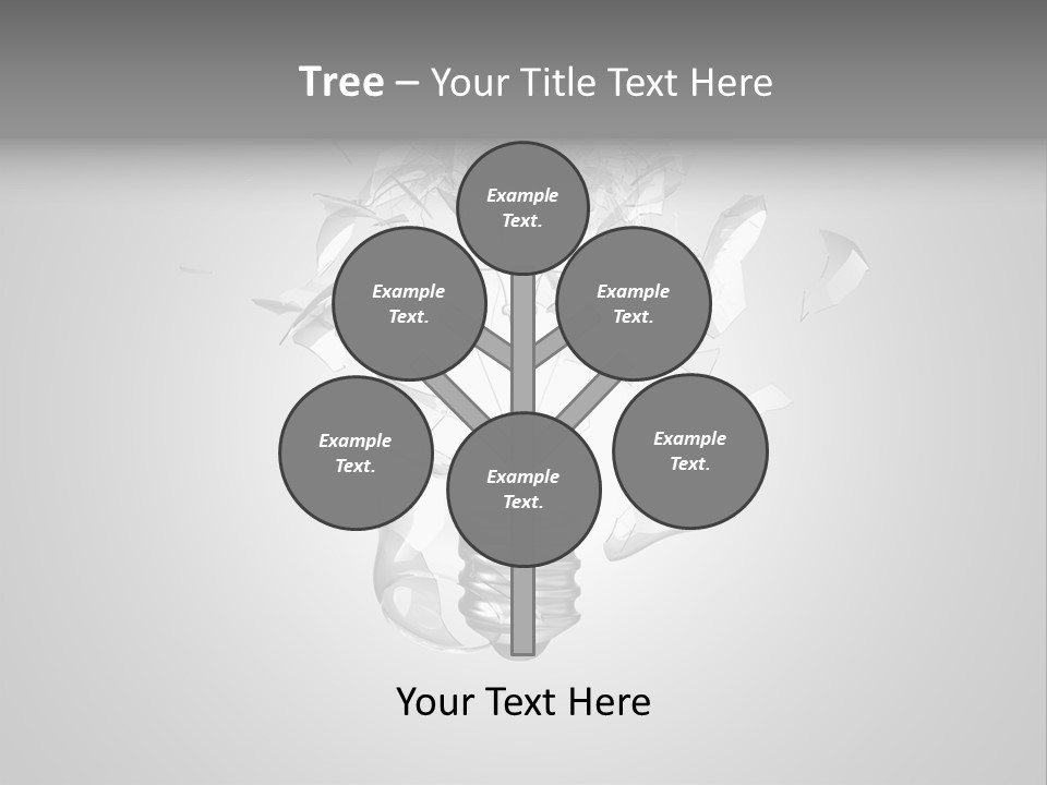 Symbol Wattage Glass PowerPoint Template