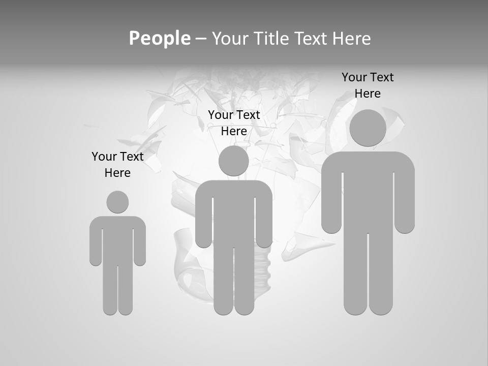 Symbol Wattage Glass PowerPoint Template