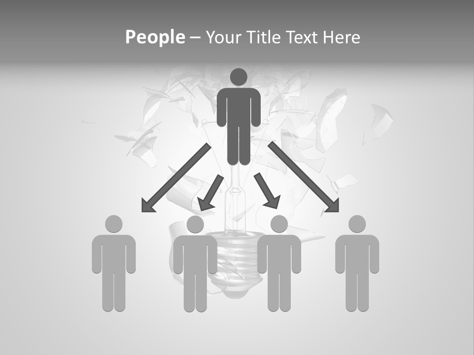 Symbol Wattage Glass PowerPoint Template