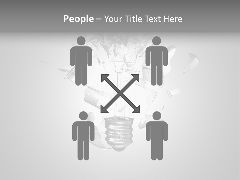 Symbol Wattage Glass PowerPoint Template