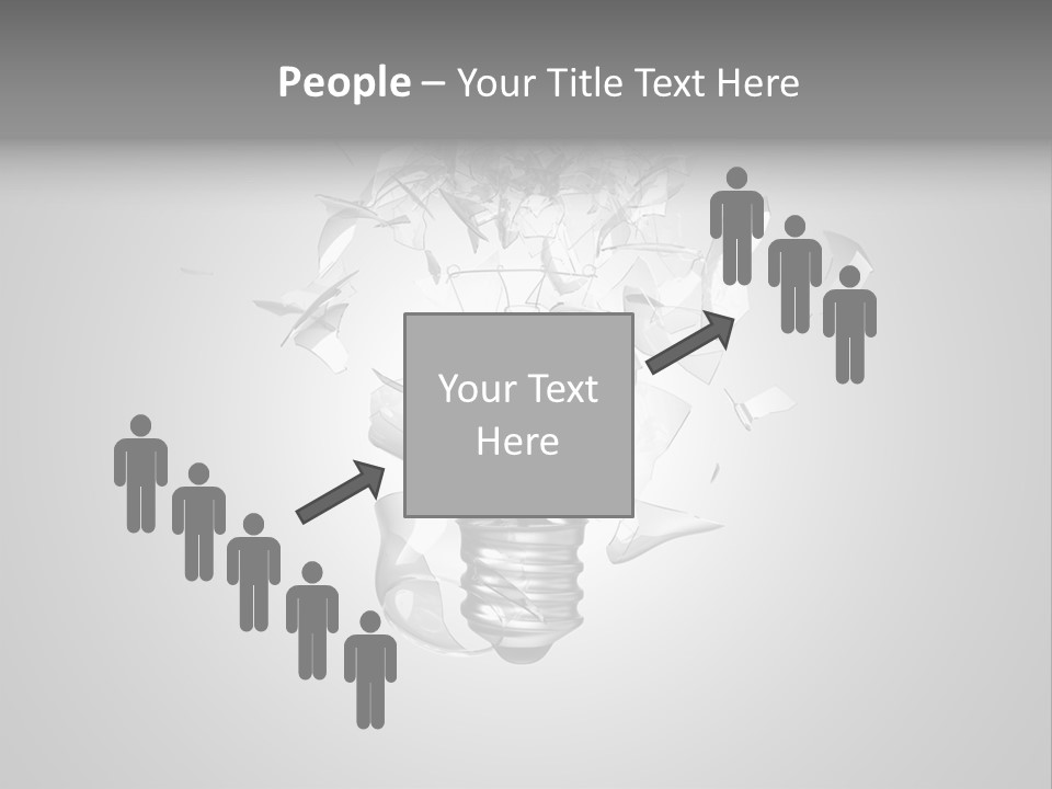 Symbol Wattage Glass PowerPoint Template