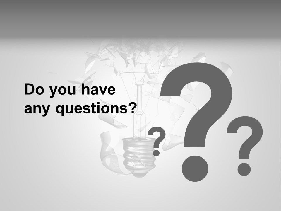 Symbol Wattage Glass PowerPoint Template