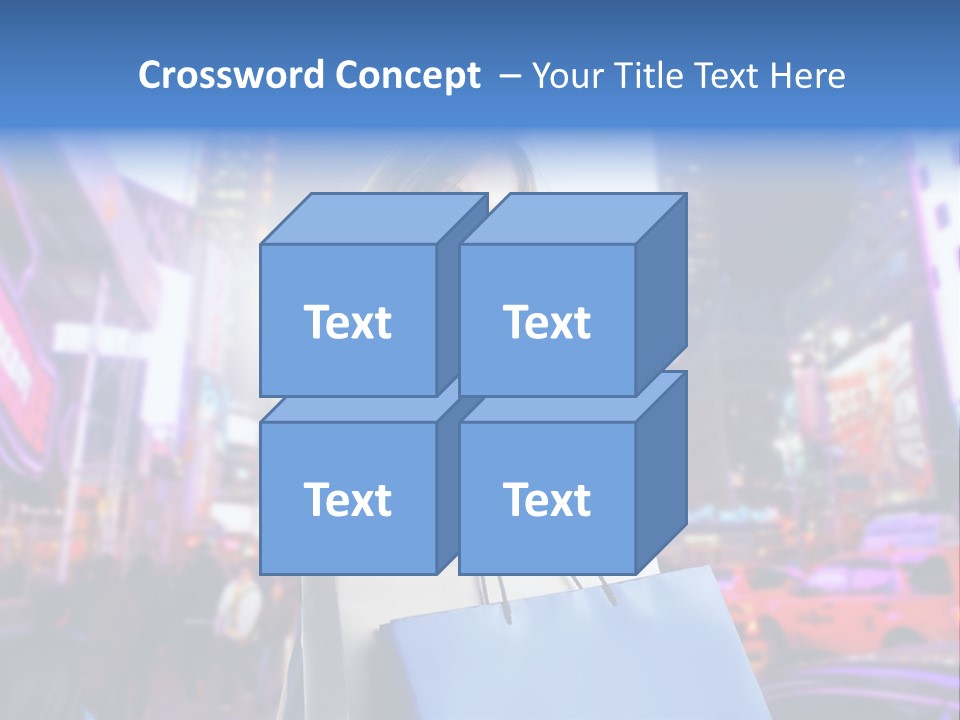 Shop Fashion Group PowerPoint Template