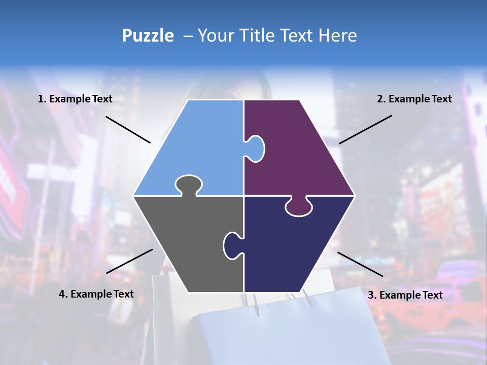 Shop Fashion Group PowerPoint Template