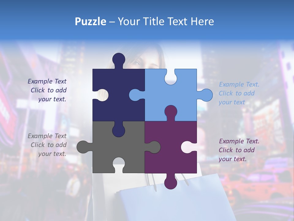 Shop Fashion Group PowerPoint Template