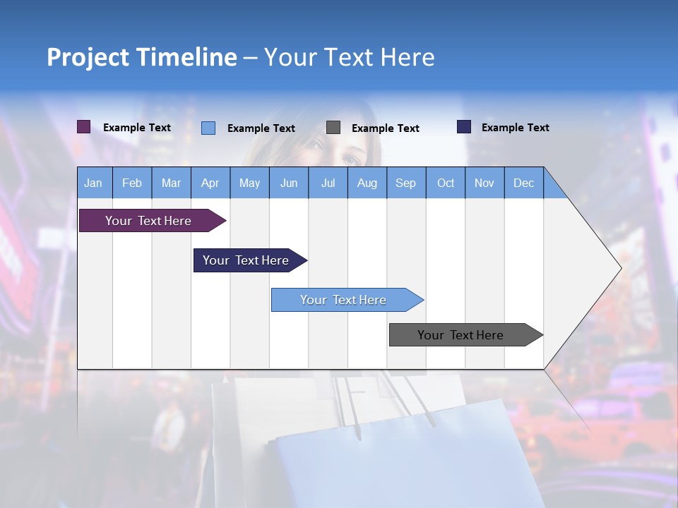 Shop Fashion Group PowerPoint Template
