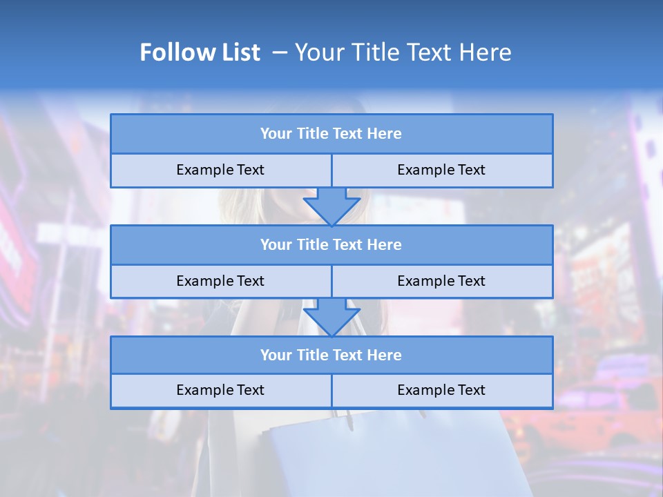 Shop Fashion Group PowerPoint Template