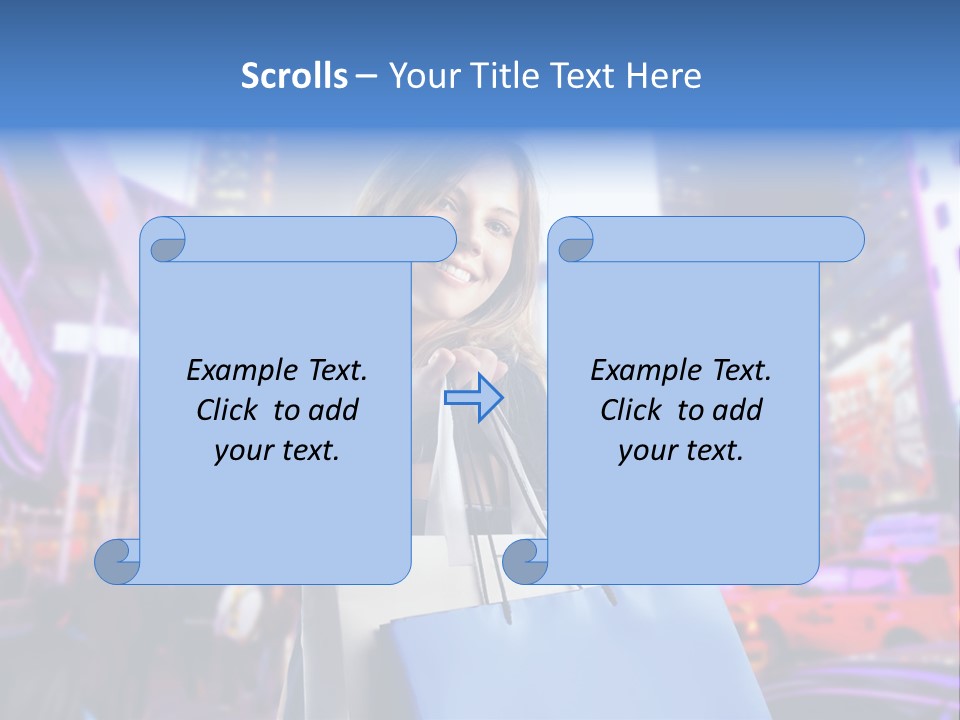Shop Fashion Group PowerPoint Template