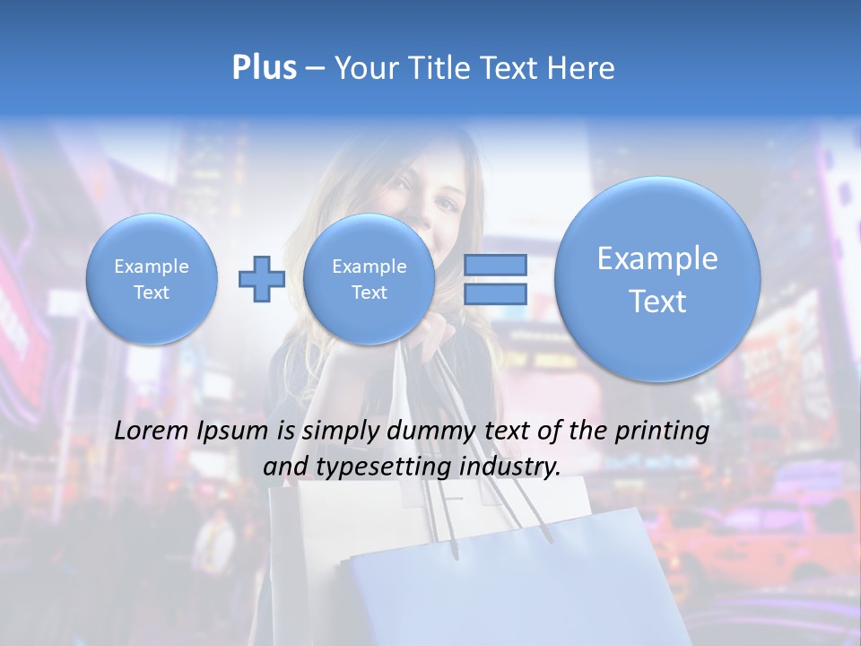 Shop Fashion Group PowerPoint Template