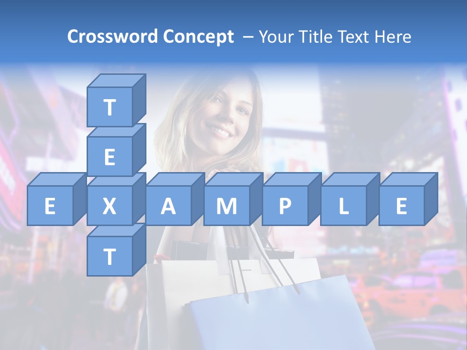Shop Fashion Group PowerPoint Template