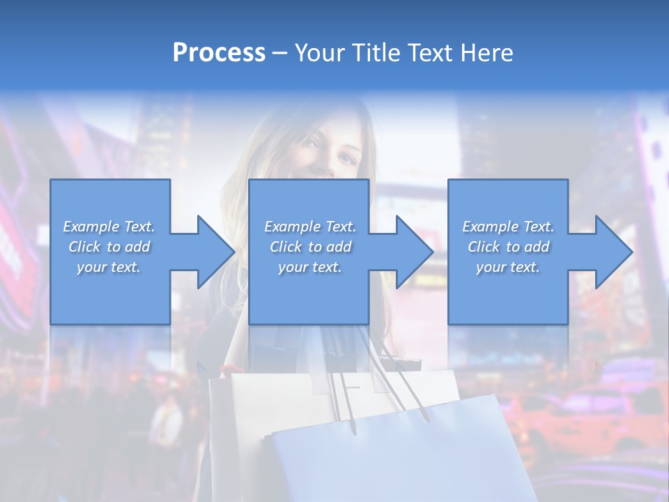 Shop Fashion Group PowerPoint Template