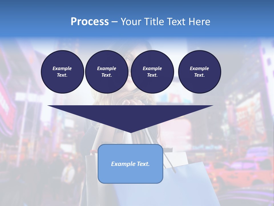 Shop Fashion Group PowerPoint Template