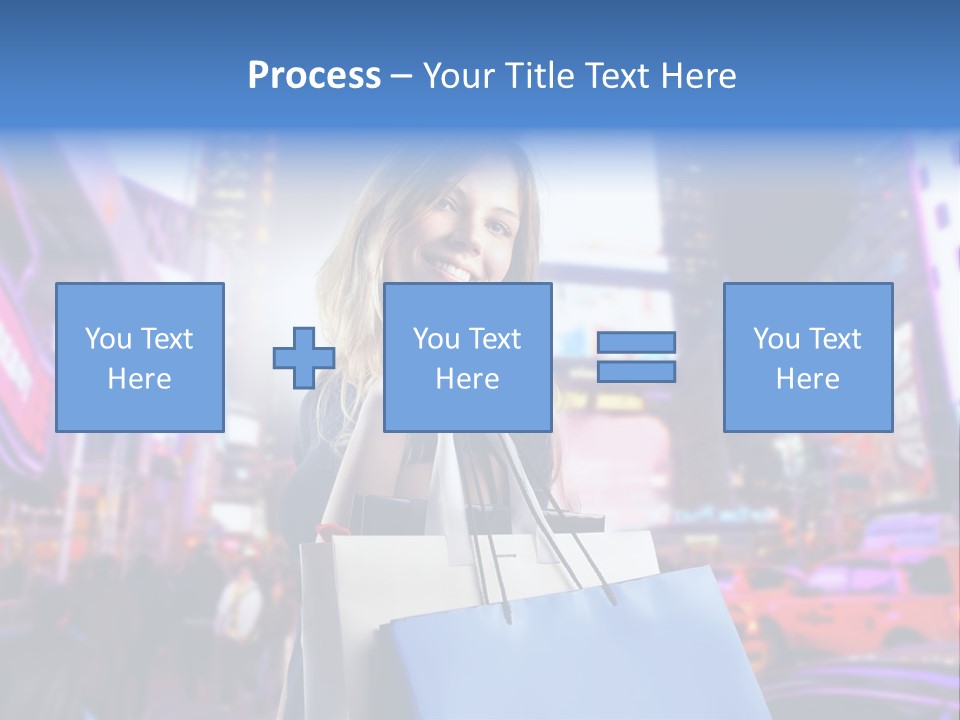 Shop Fashion Group PowerPoint Template