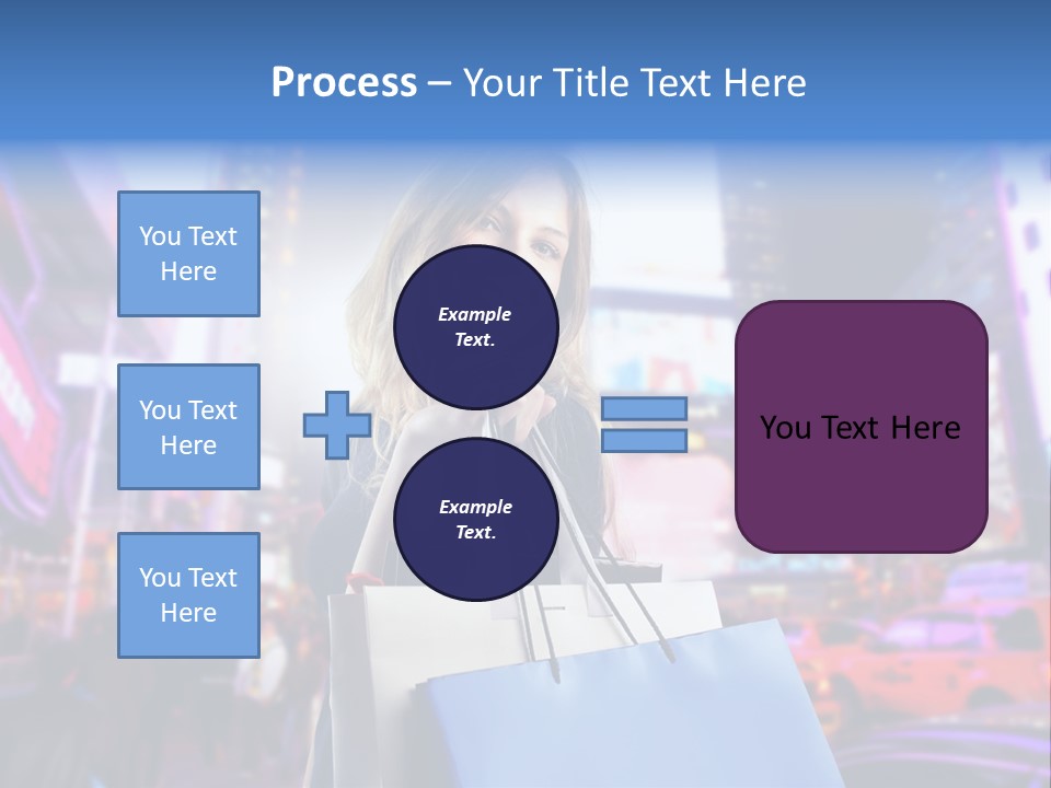 Shop Fashion Group PowerPoint Template