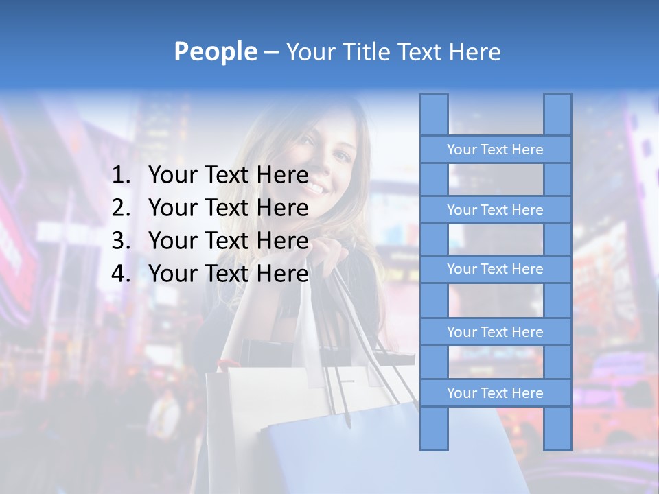 Shop Fashion Group PowerPoint Template