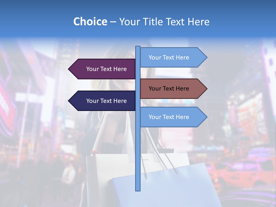 Shop Fashion Group PowerPoint Template