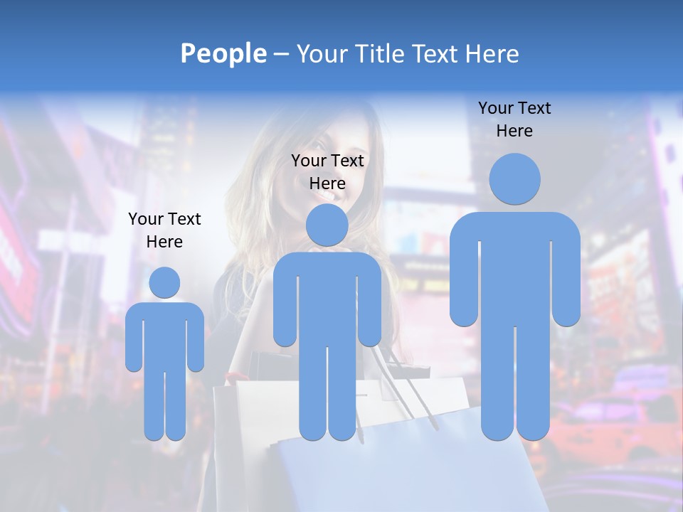 Shop Fashion Group PowerPoint Template