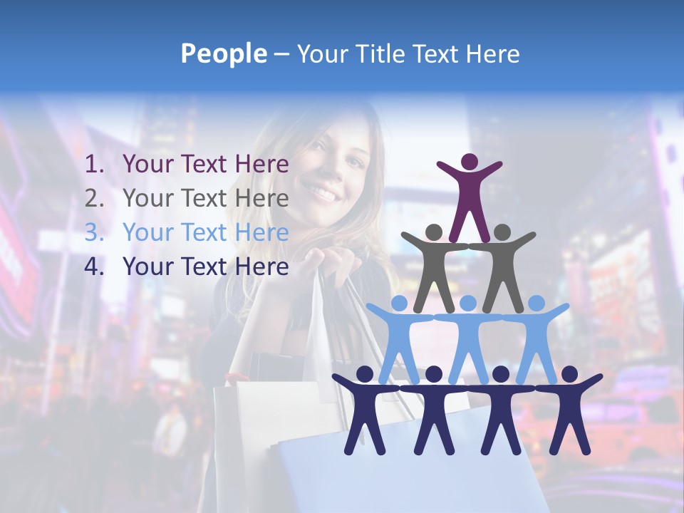 Shop Fashion Group PowerPoint Template