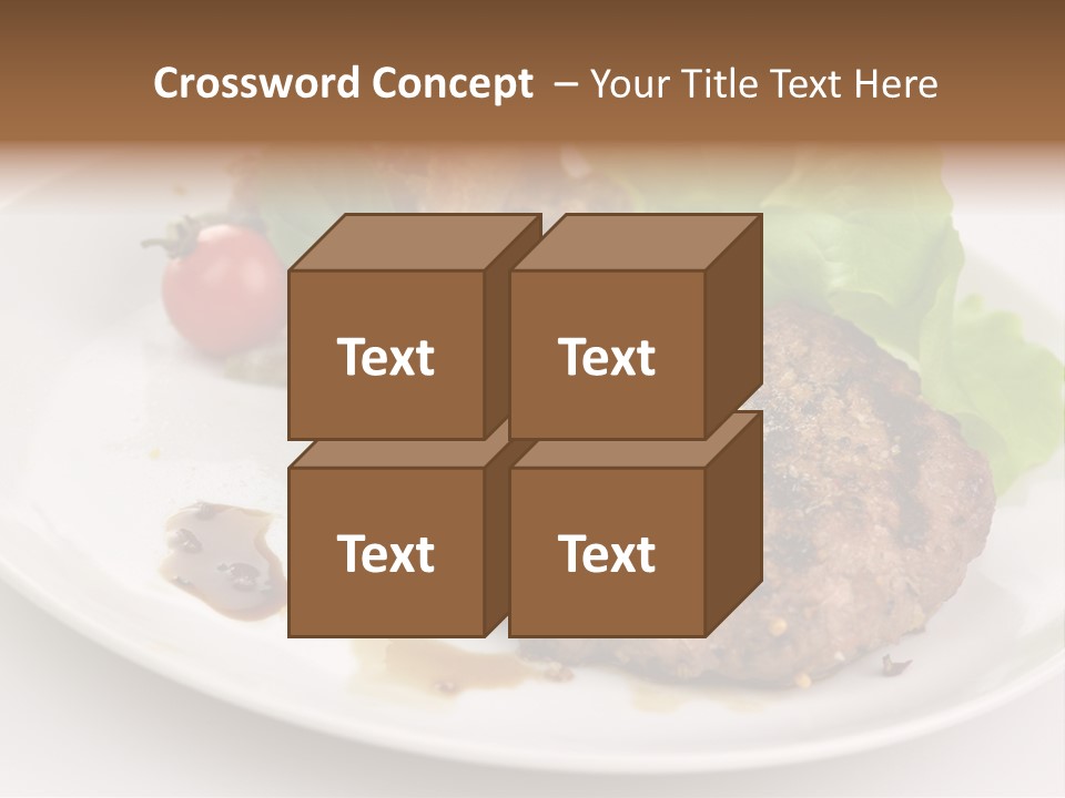 Groceries Chuck Bean PowerPoint Template