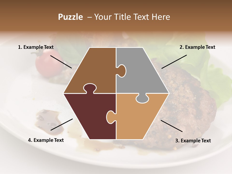 Groceries Chuck Bean PowerPoint Template