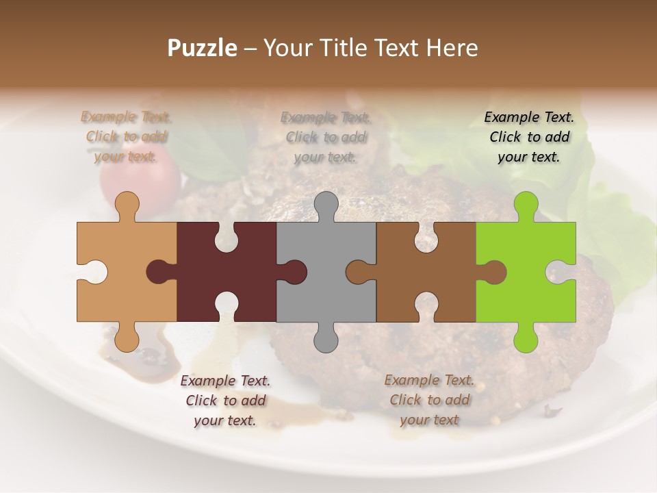 Groceries Chuck Bean PowerPoint Template