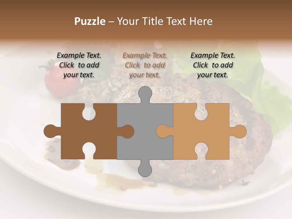 Groceries Chuck Bean PowerPoint Template