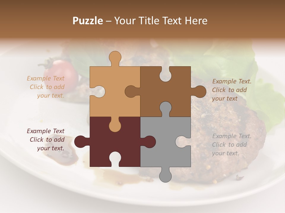 Groceries Chuck Bean PowerPoint Template