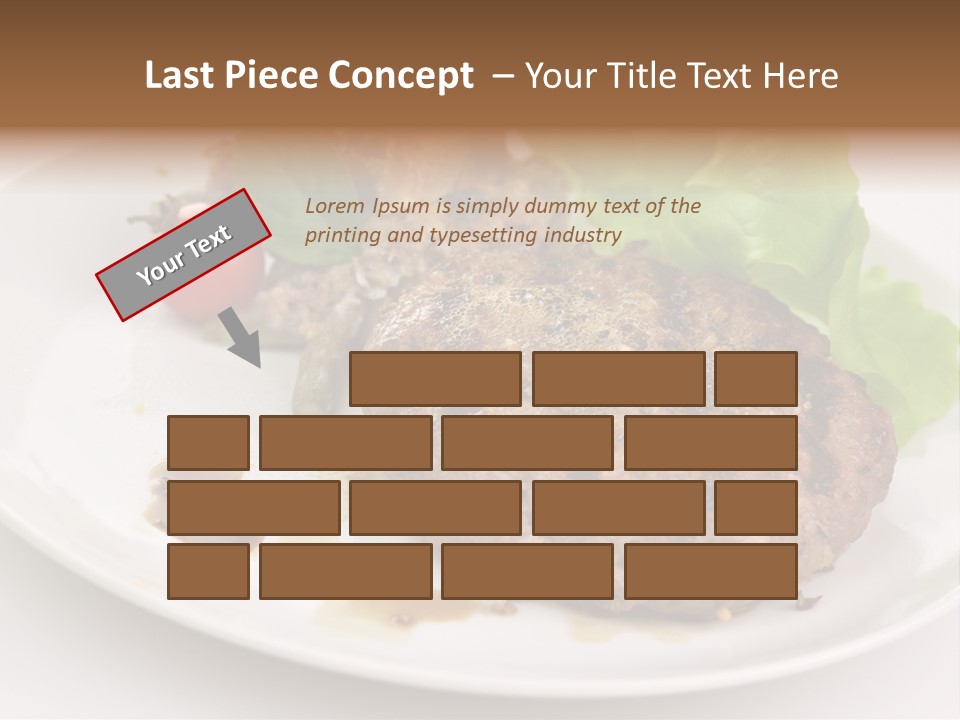 Groceries Chuck Bean PowerPoint Template