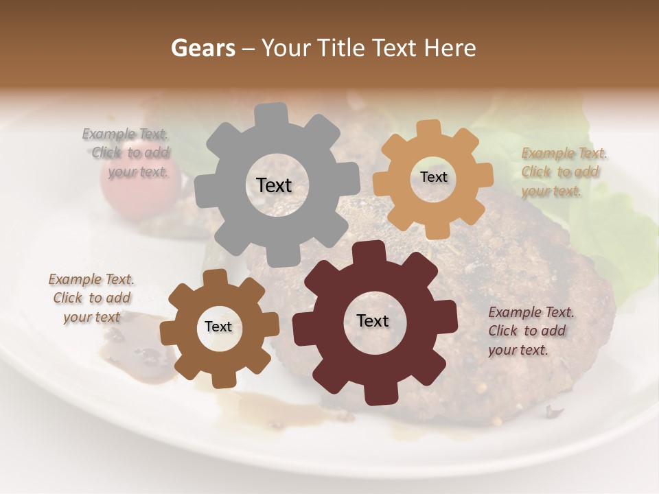 Groceries Chuck Bean PowerPoint Template