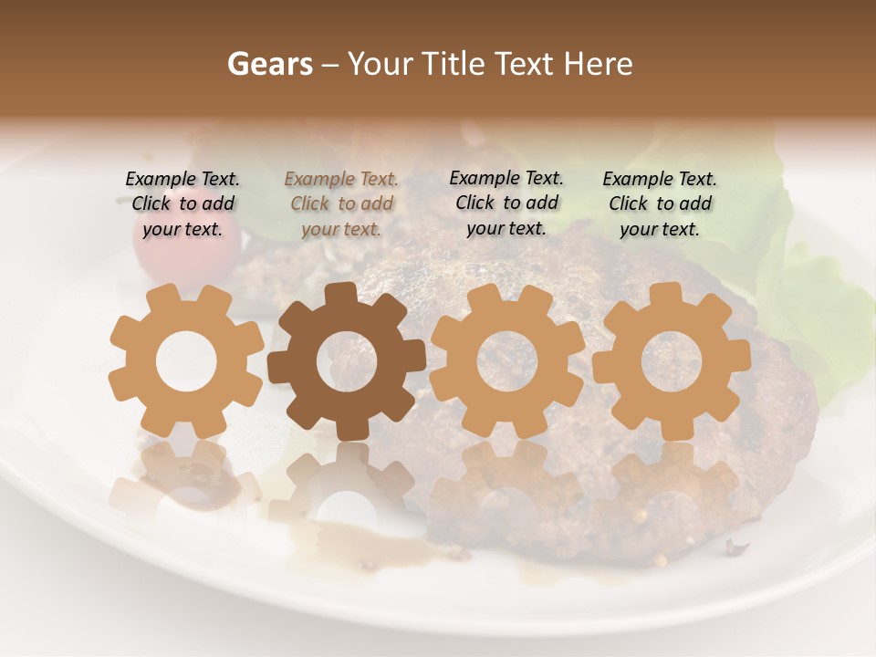 Groceries Chuck Bean PowerPoint Template