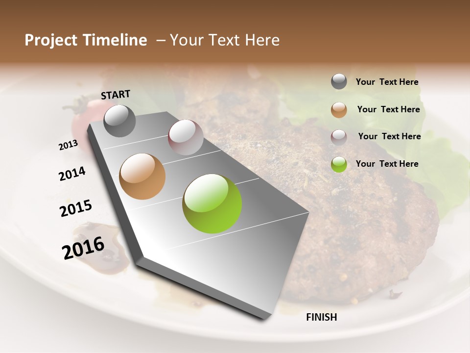 Groceries Chuck Bean PowerPoint Template