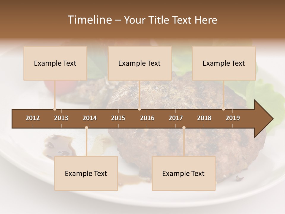 Groceries Chuck Bean PowerPoint Template