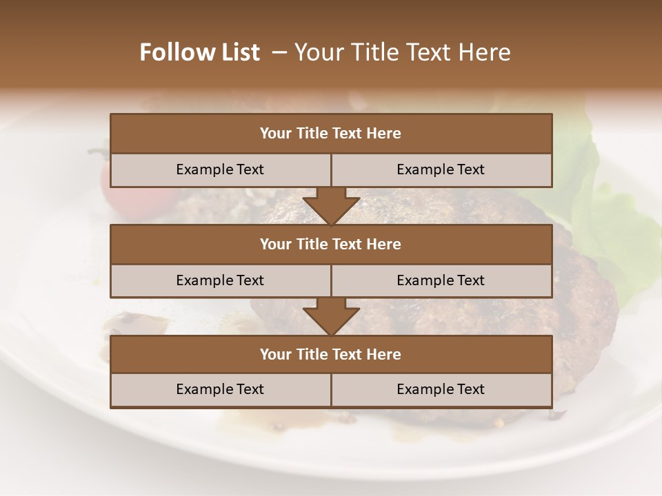 Groceries Chuck Bean PowerPoint Template