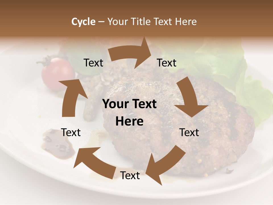 Groceries Chuck Bean PowerPoint Template