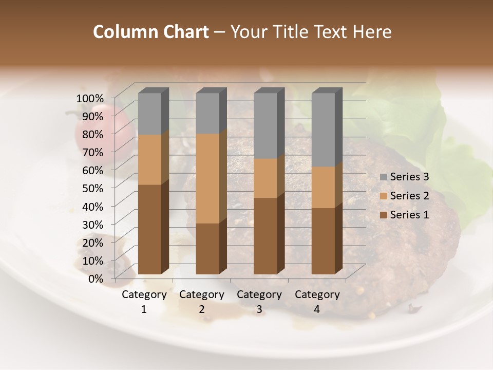 Groceries Chuck Bean PowerPoint Template