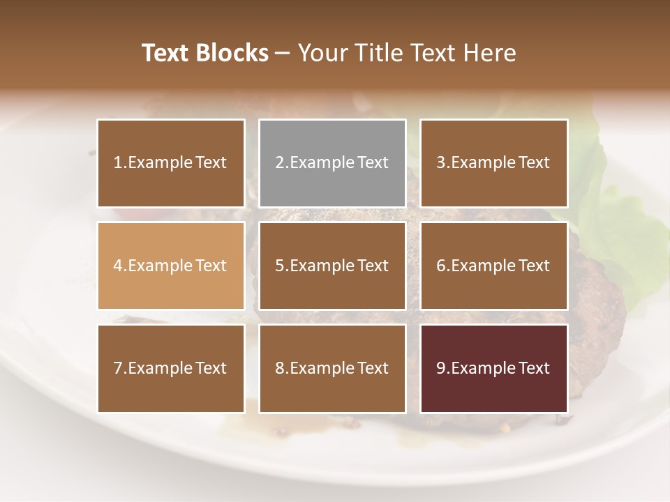 Groceries Chuck Bean PowerPoint Template