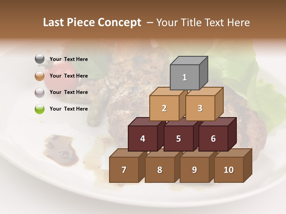 Groceries Chuck Bean PowerPoint Template