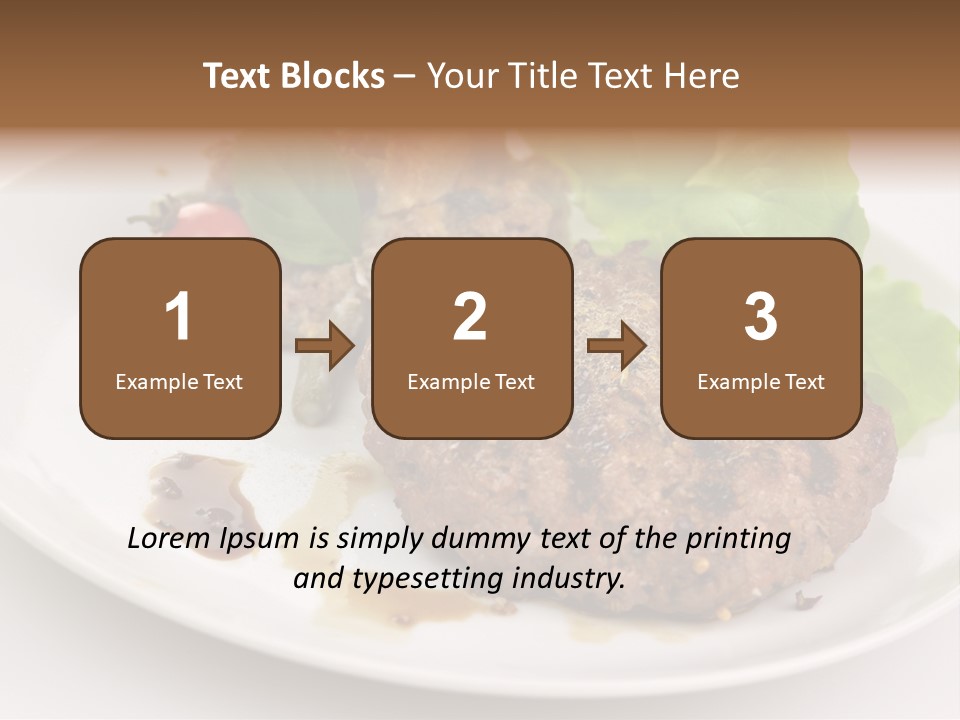 Groceries Chuck Bean PowerPoint Template