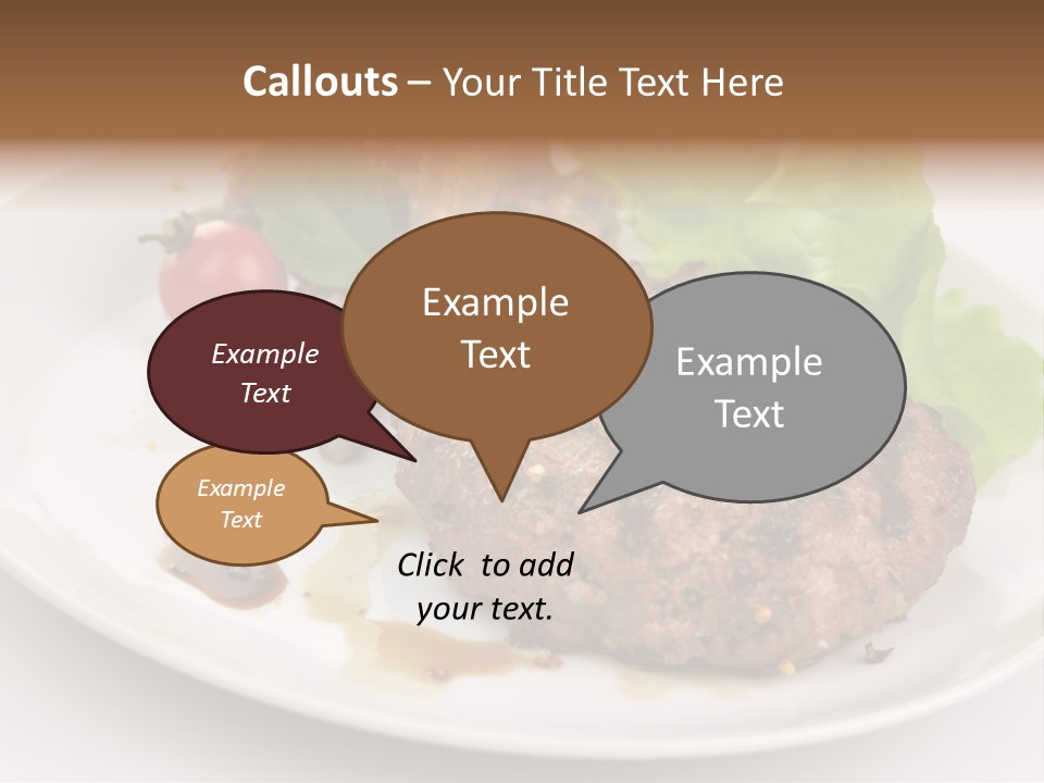 Groceries Chuck Bean PowerPoint Template