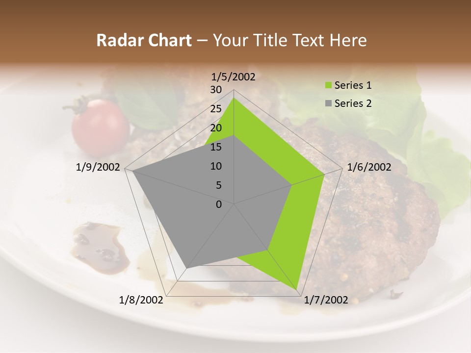 Groceries Chuck Bean PowerPoint Template
