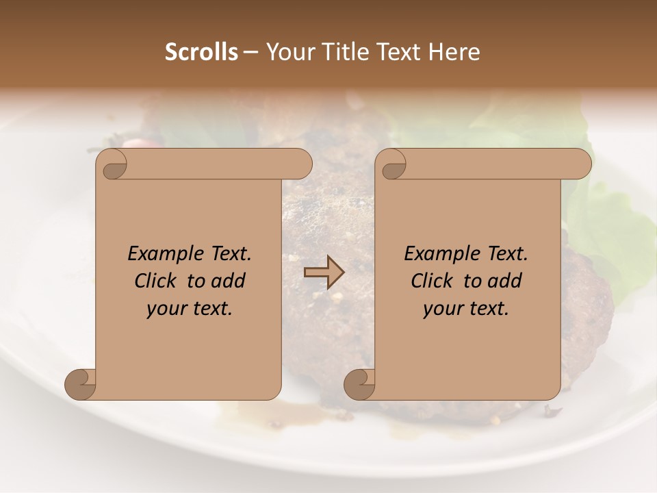 Groceries Chuck Bean PowerPoint Template