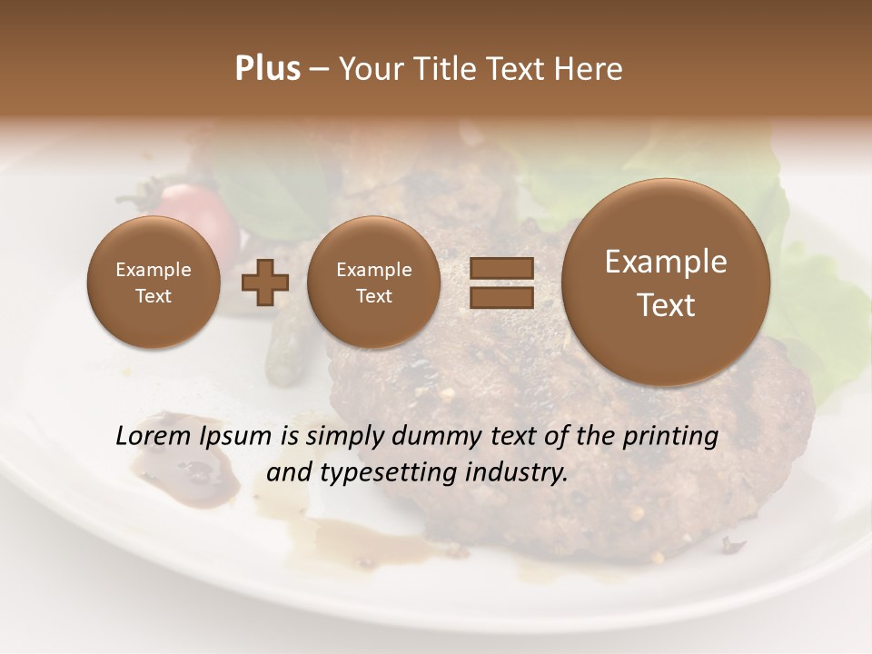Groceries Chuck Bean PowerPoint Template